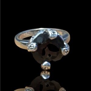 925 Sterling Silver & Smokey Quartz Ring size 6.75